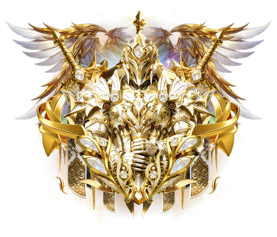 Golden Knight Champion Twin Swords Royal Crest (Level 10)