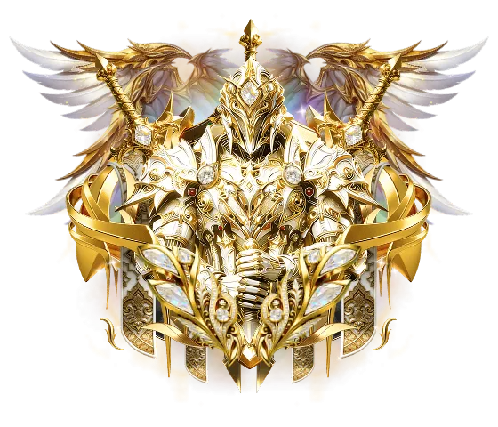 Golden Knight Champion Twin Swords Royal Crest (Level 10)