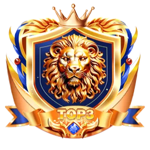 Golden Lion Medallion Emblem