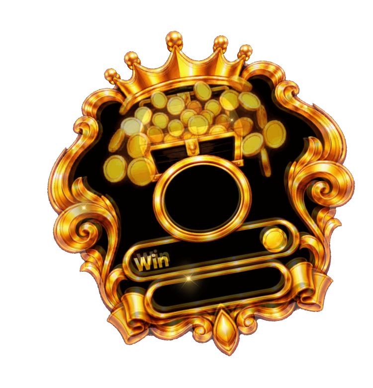 Royal Golden Crown Chest PK Battle Win Frame