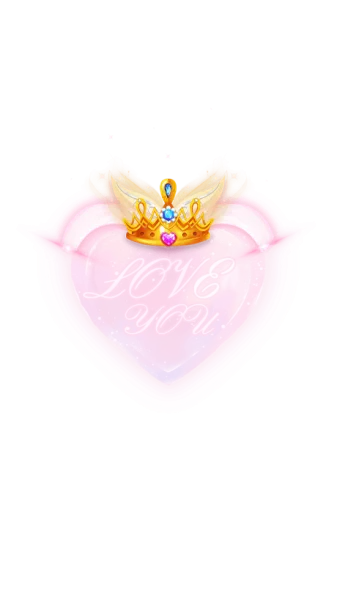 Crowned Pink Heart