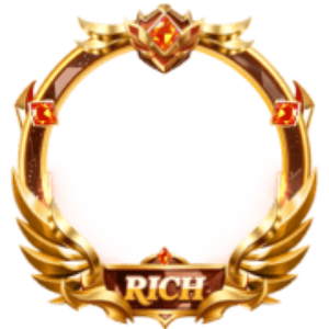 Golden Winged Ruby RICH Avatar Frame