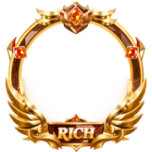 Golden Winged Ruby RICH Avatar Frame