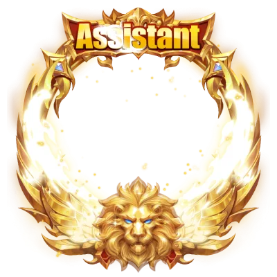 Assistant Royal Golden Lion Winged Frame