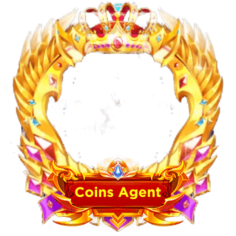 Coins Agent Royal Golden Crown Frame