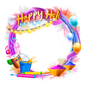 Happy Holi SVGA Frame