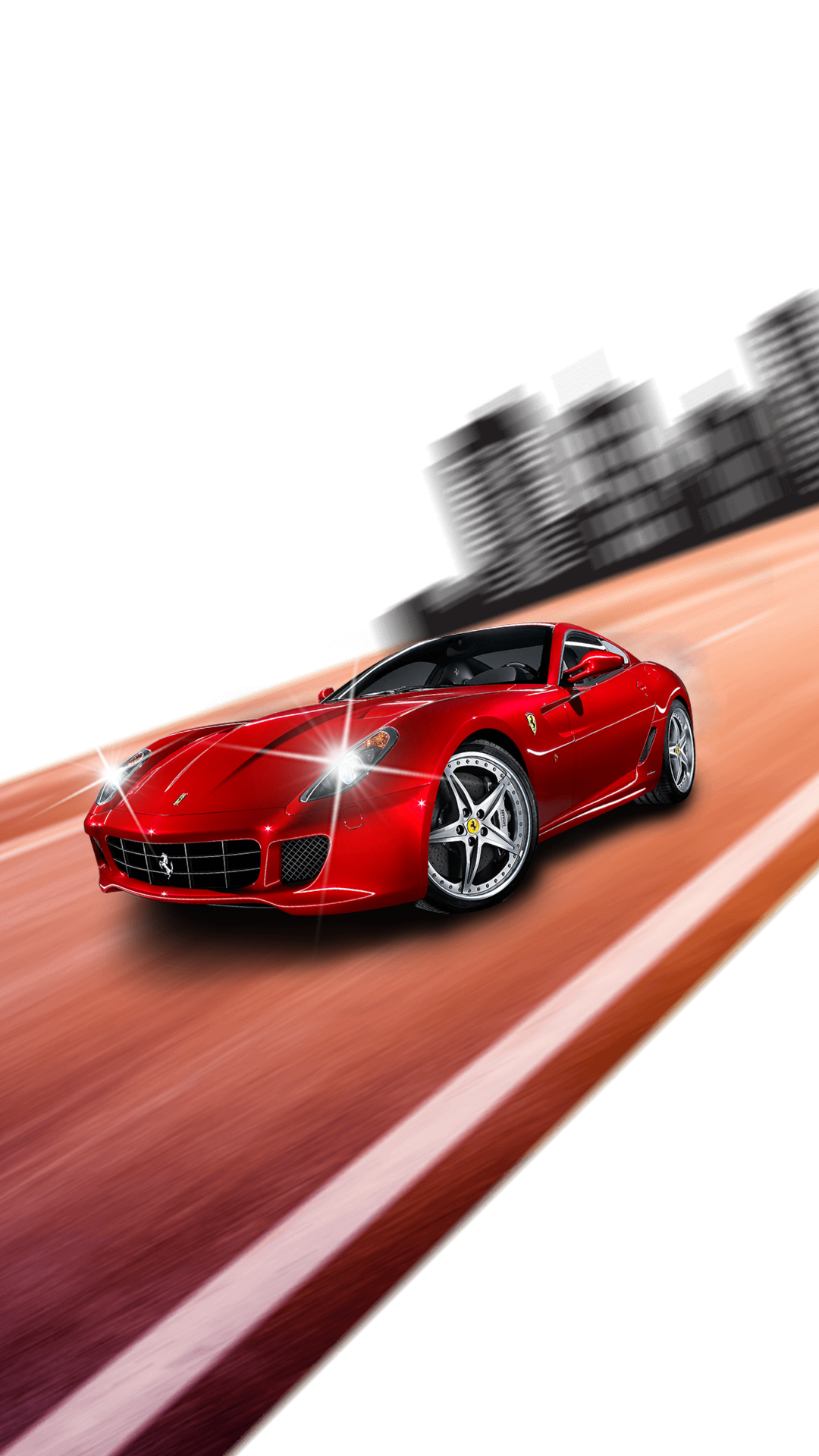Red Supercar Speed Rush