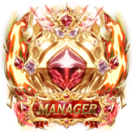 Manager Royal Red Velvet Crest