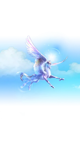 Crystal Diamond Winged Pegasus