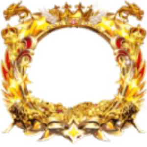 Golden Dragon Royal Crown Frame