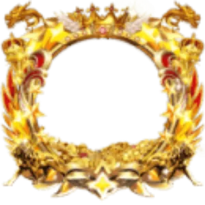 Golden Dragon Royal Crown Frame