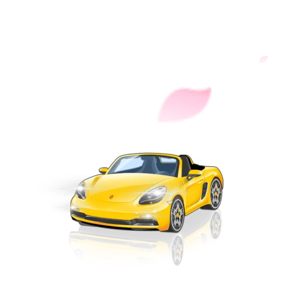 Supercar Porsche Turbo Arrival