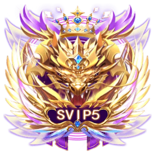SVIP 5 Golden Dragon Medal Badge