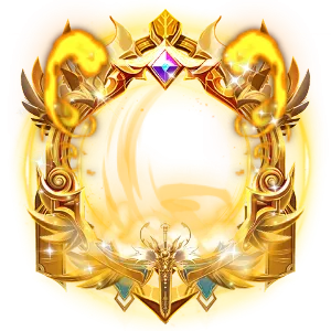 Floating Golden Stardust Sparkle Ring Frame