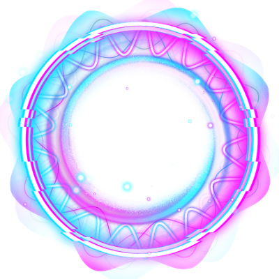 Electric Neon Aura Profile Frame