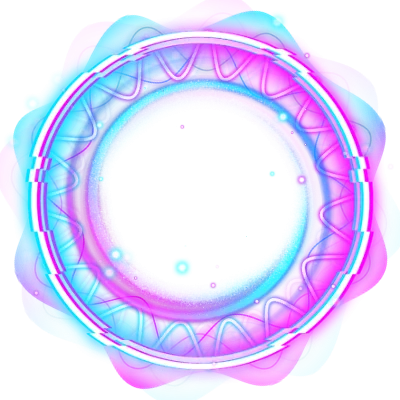 Electric Neon Aura Profile Frame