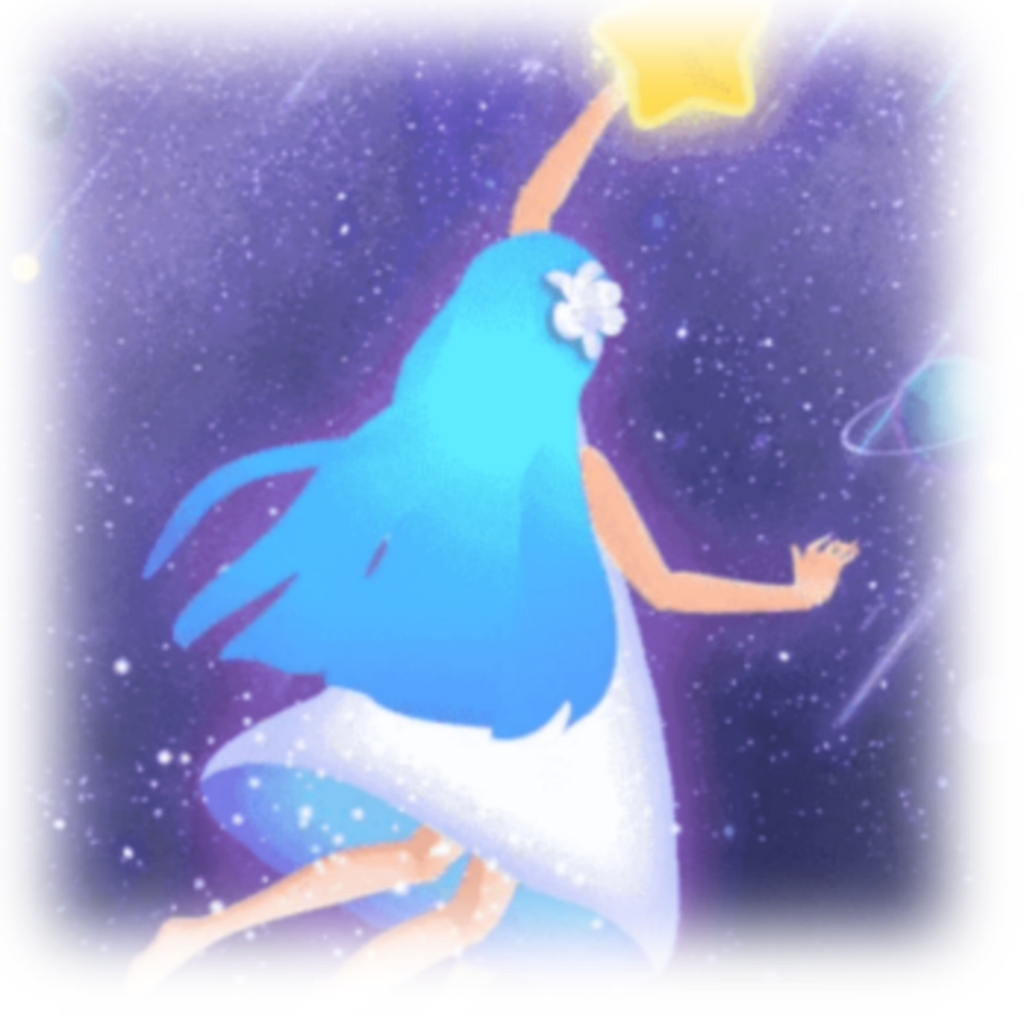 Girl Reaching For The Stars