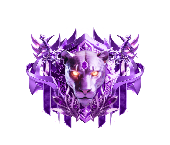 Purple Amethyst Armored Shield Twin Swords (Level 5)