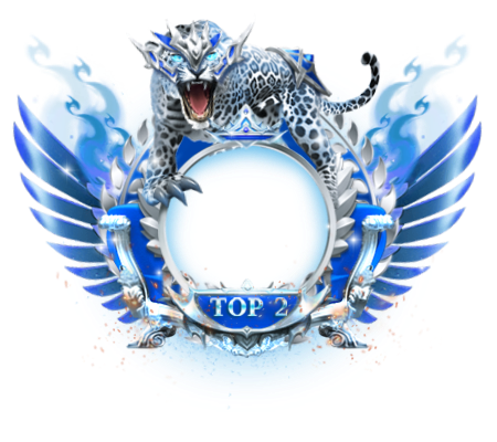 Host Rank 2 Blue Particle Frame