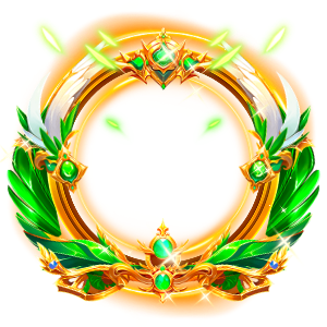 Golden Neon Eclipse Ring Frame