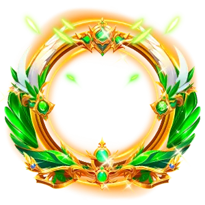 Golden Neon Eclipse Ring Frame