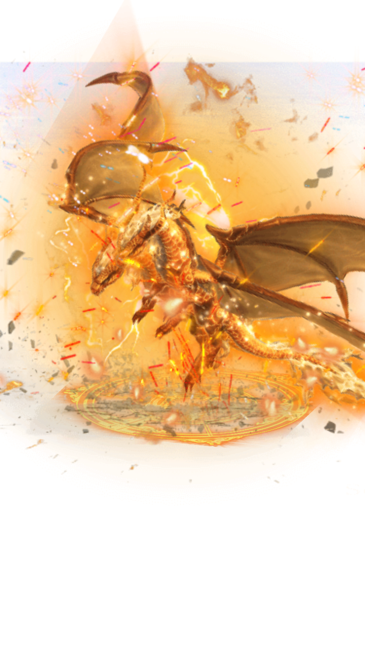 Golden Celestial Dragon Magic Circle