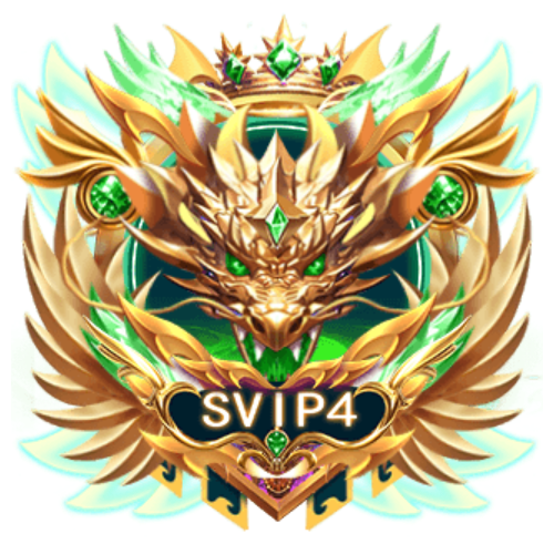 SVIP 4 Golden Dragon Medal Badge