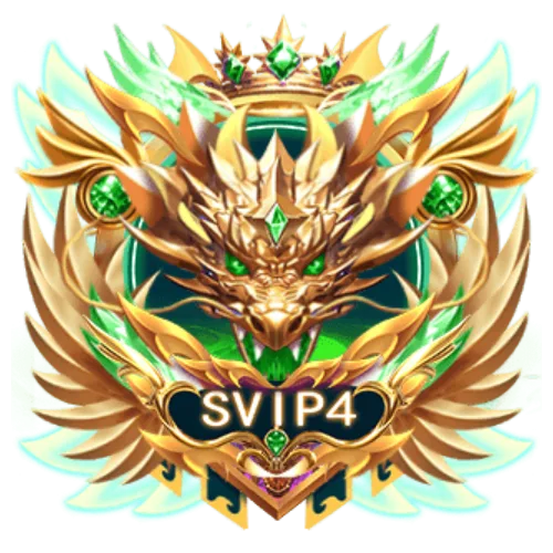 SVIP 4 Golden Dragon Medal Badge