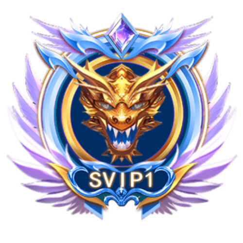 SVIP 1 Golden Dragon Medal Badge