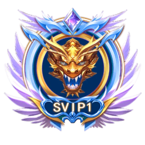 SVIP 1 Golden Dragon Medal Badge