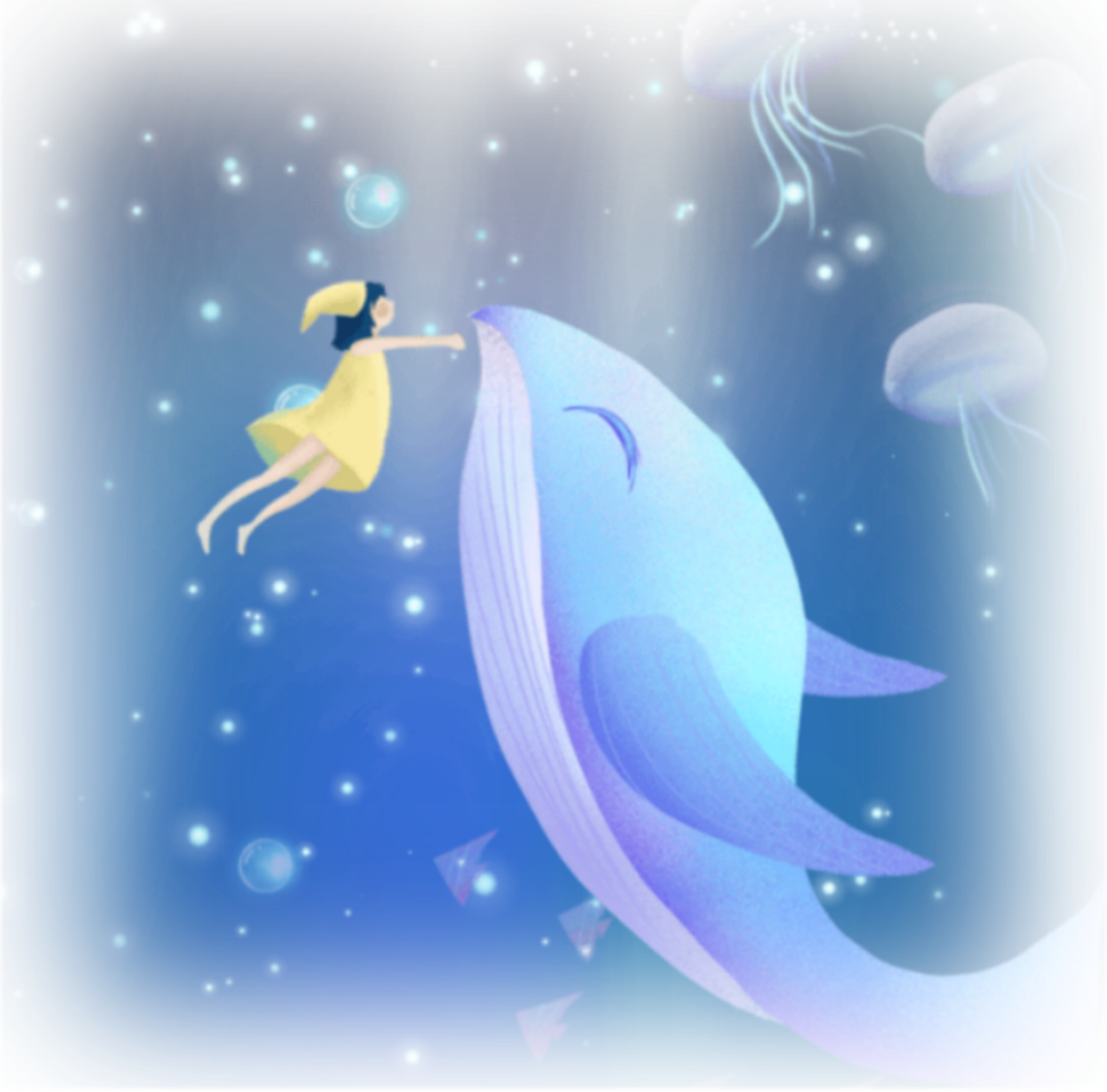 Seeing Whales In Blue Sea