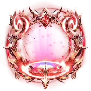 Red Sparkle Light Trail Frame
