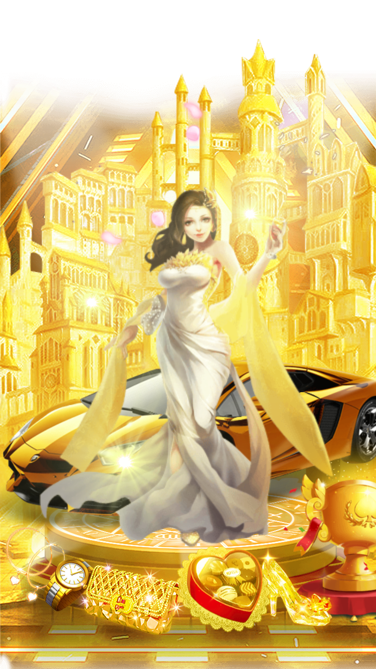 Golden Goddess Princess Supercar Palace