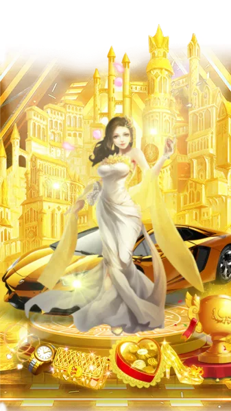 Golden Goddess Princess Supercar Palace