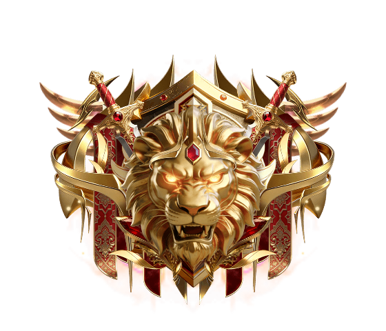 Crimson Gold Royal Shield Twin Swords (Level 7)