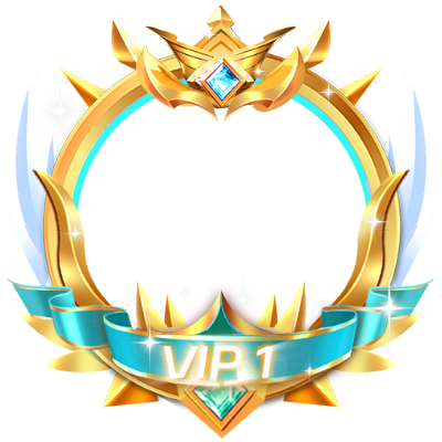 VIP 1 Golden Winged Crown Frame