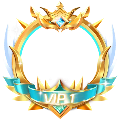 VIP 1 Golden Winged Crown Frame