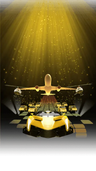 Golden Spotlight Entrance