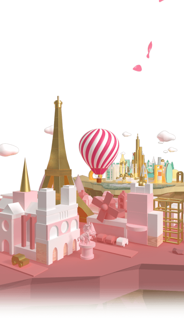 Romantic City Balloon