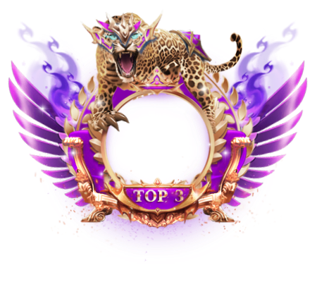 Host Rank 3 Purple Particle Frame