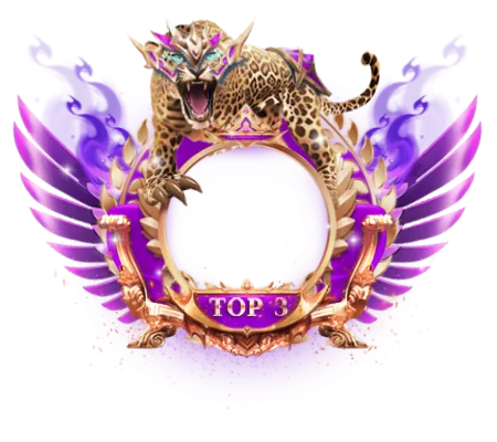 Host Rank 3 Purple Particle Frame