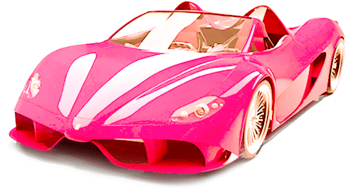 Pastel Just Married Convertible