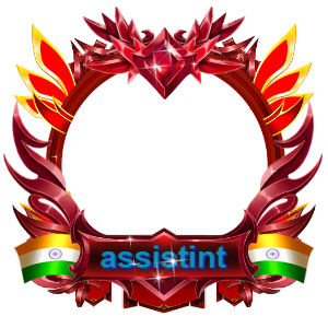 Assistant Crimson Metallic Nameplate