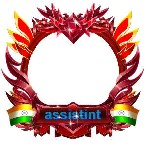 Assistant Crimson Metallic Nameplate