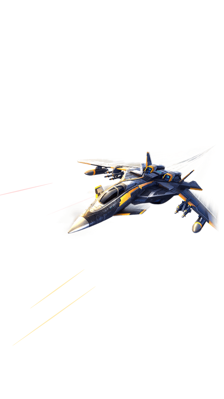 Supersonic Military Stealth Fighter Jet