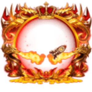 Red Fire Crown Royal Frame