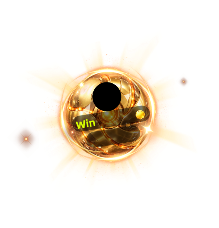 Futuristic Golden Metallic Gyro Sphere