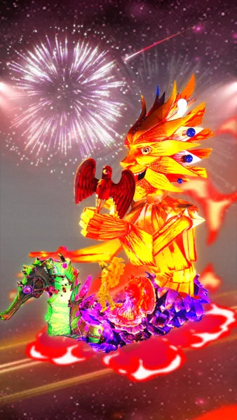 Crystal Rainbow Sea Dragon Lantern Gift