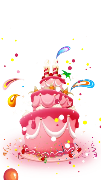 Birthday Balloon Cake