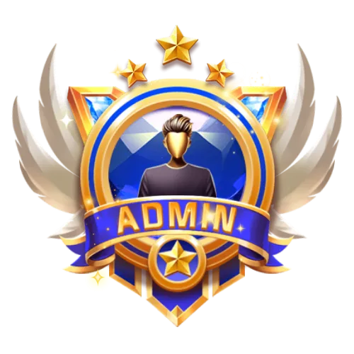 Admin Royal Winged Golden Star Badge